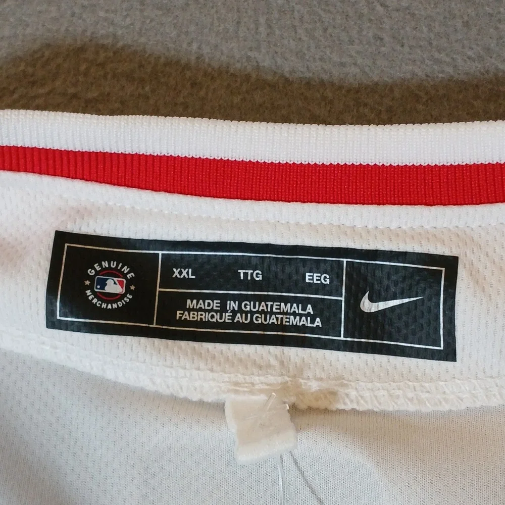 Nike Los Angeles Anaheim Angels Baseball Jersey Mens XXL White MLB Blank Back
